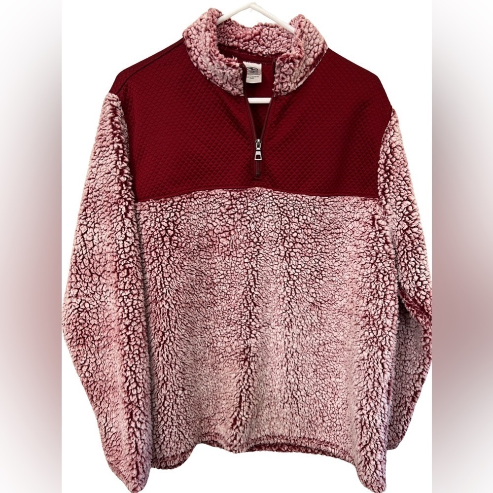 Athletic Works half zip textured pullover